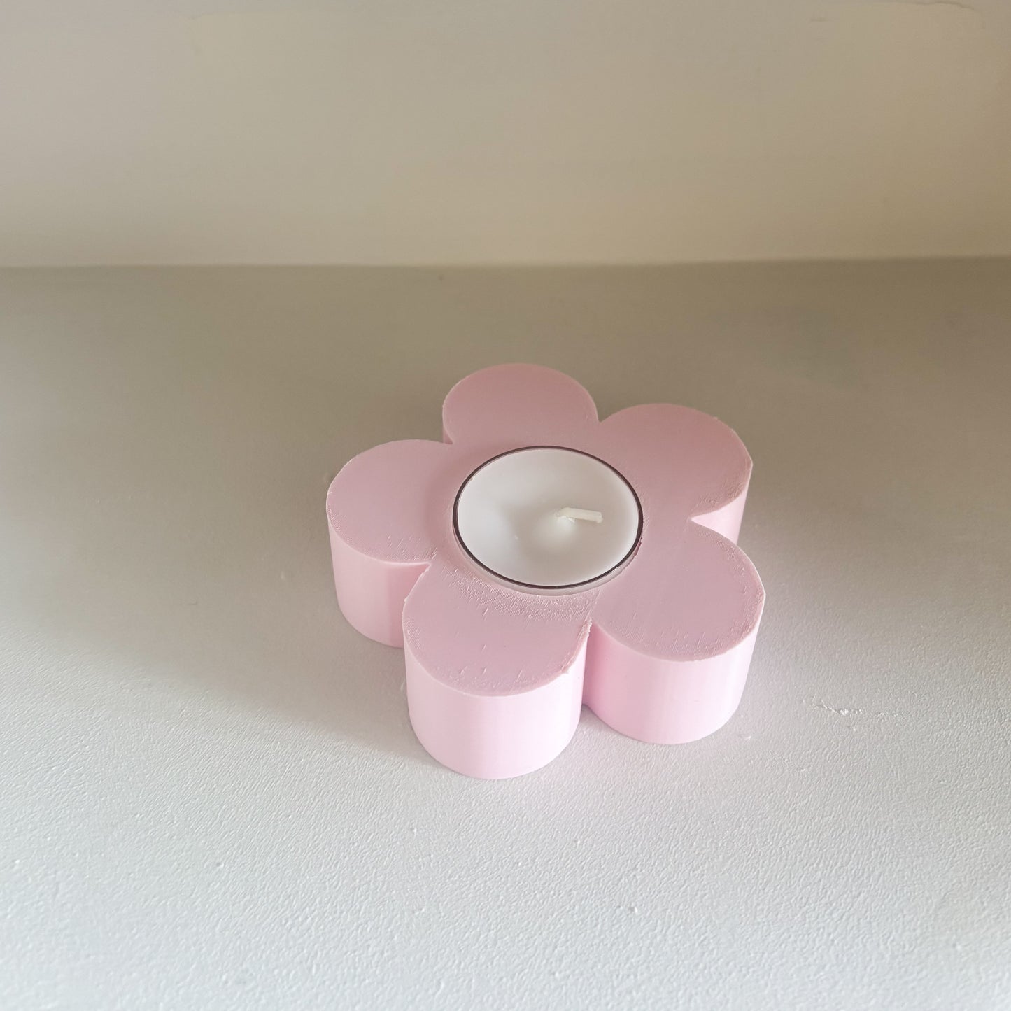 Theelichthouder bloem