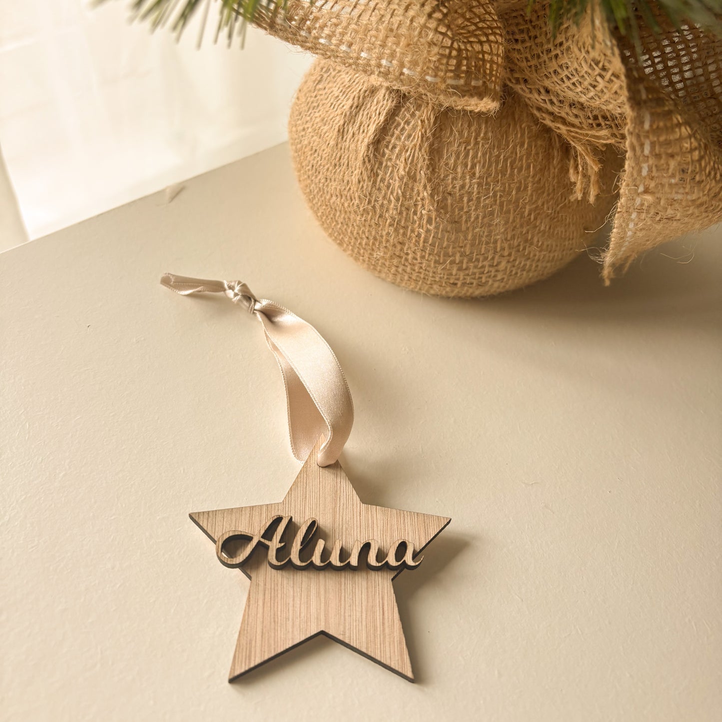 Kersthanger | 3d naam ster