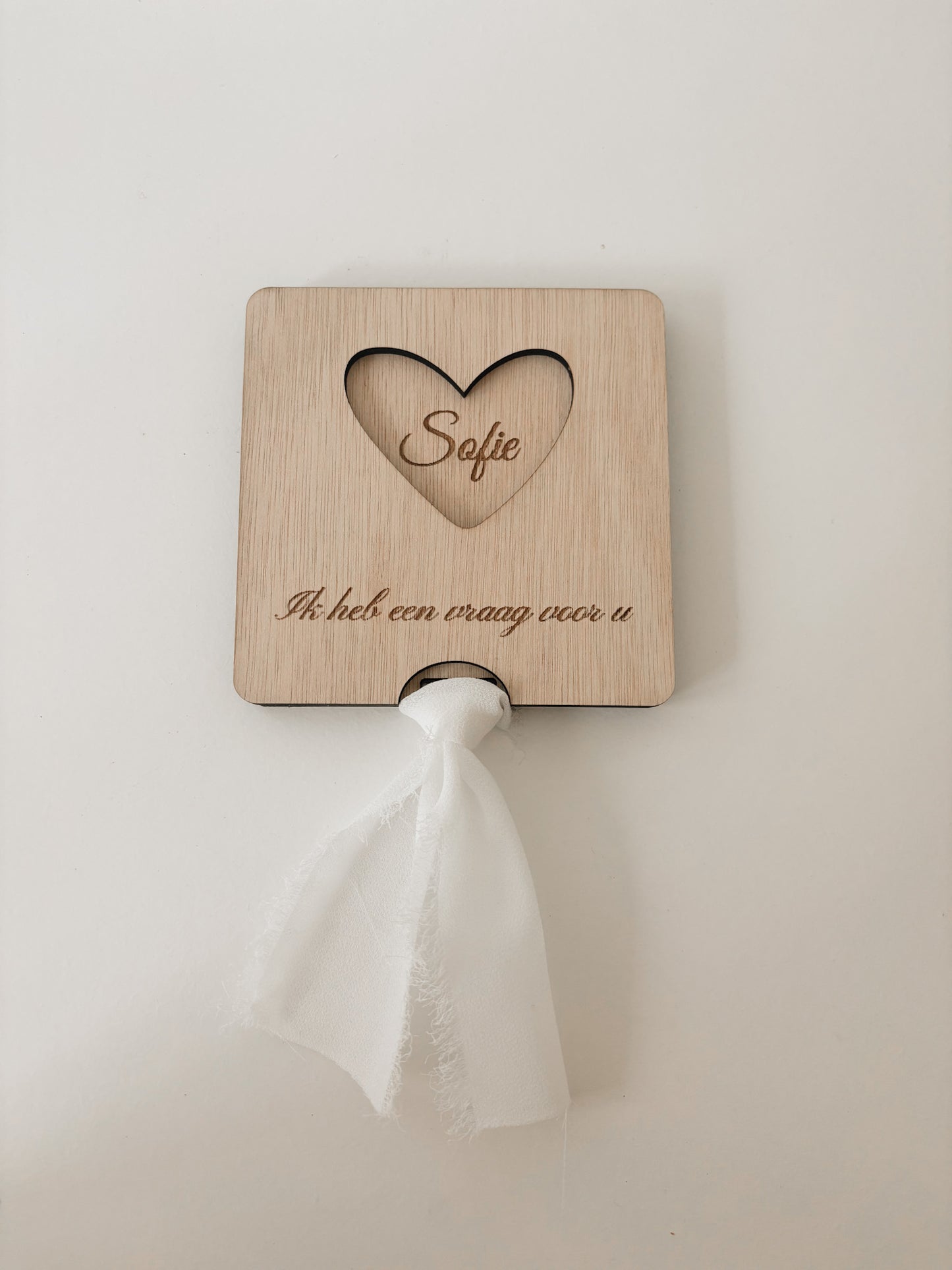 Verborgen boodschap | Trekkaart hart