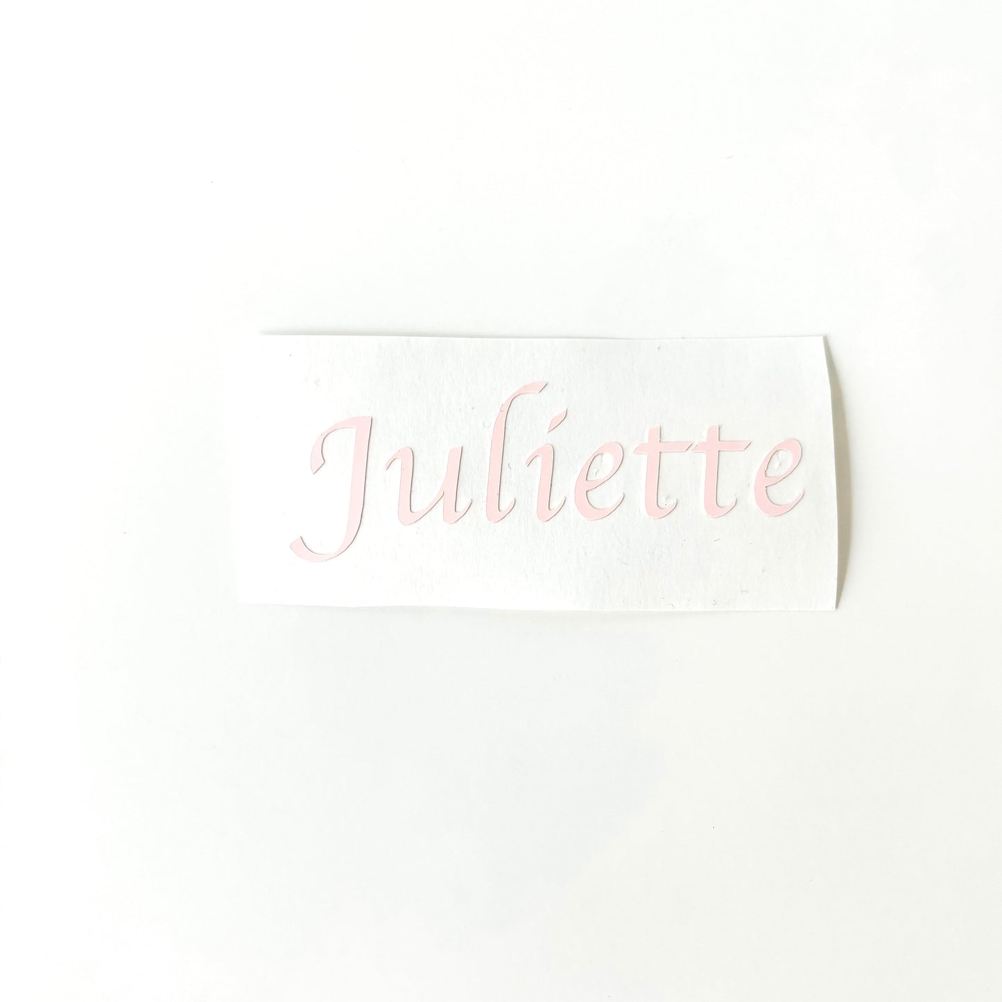 Vinyl naamsticker medium (max. 12cm)