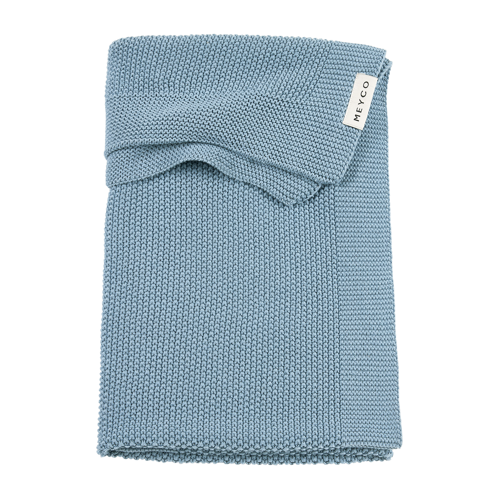 Wiegdeken gebreid reliëf