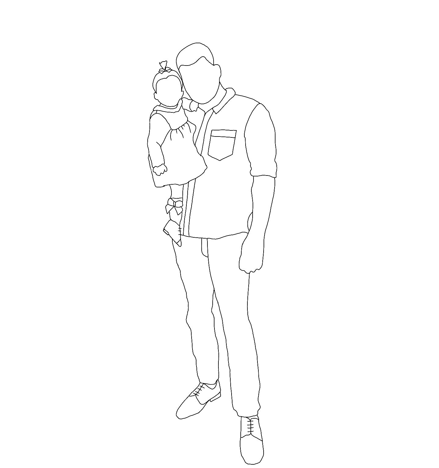 Trui met lijntekening