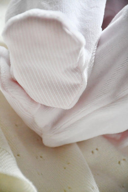 2- delige pakje velours roze