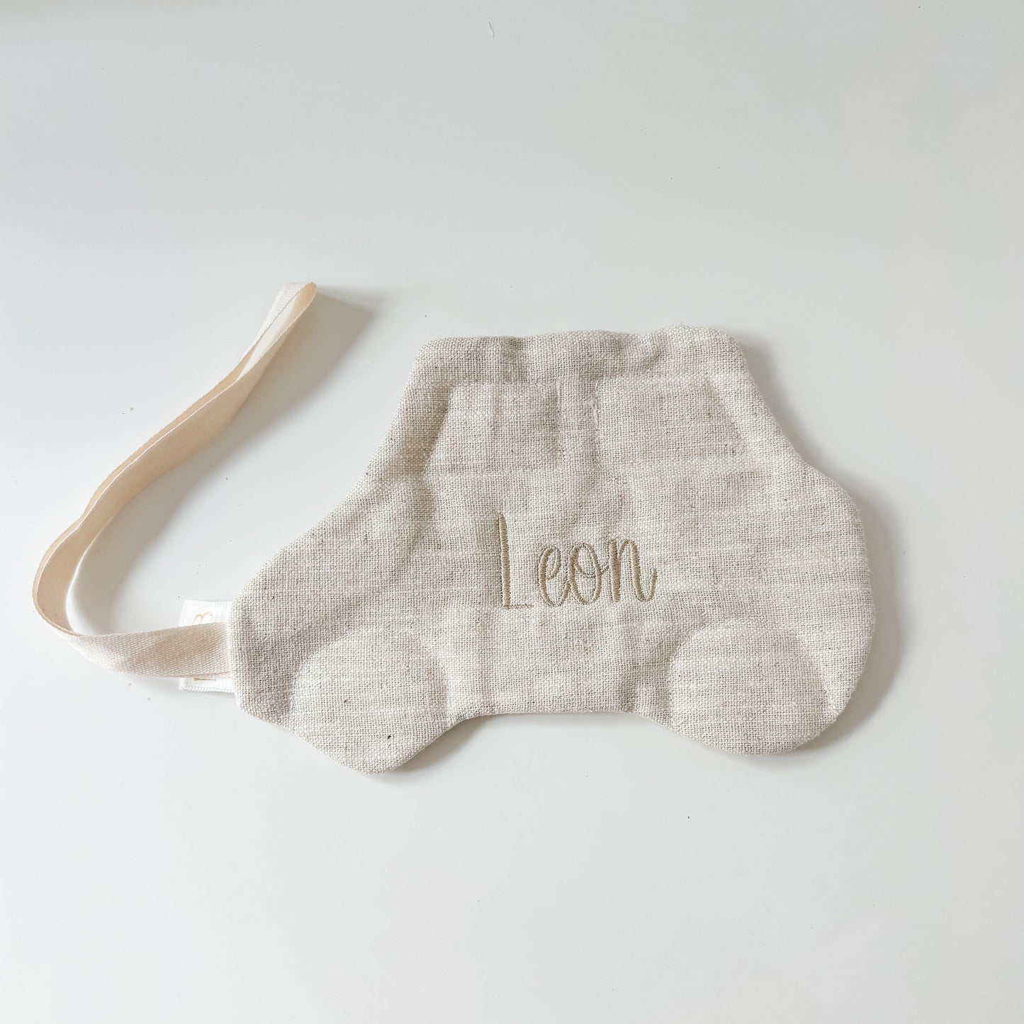 Speendoekje auto - Linnen beige