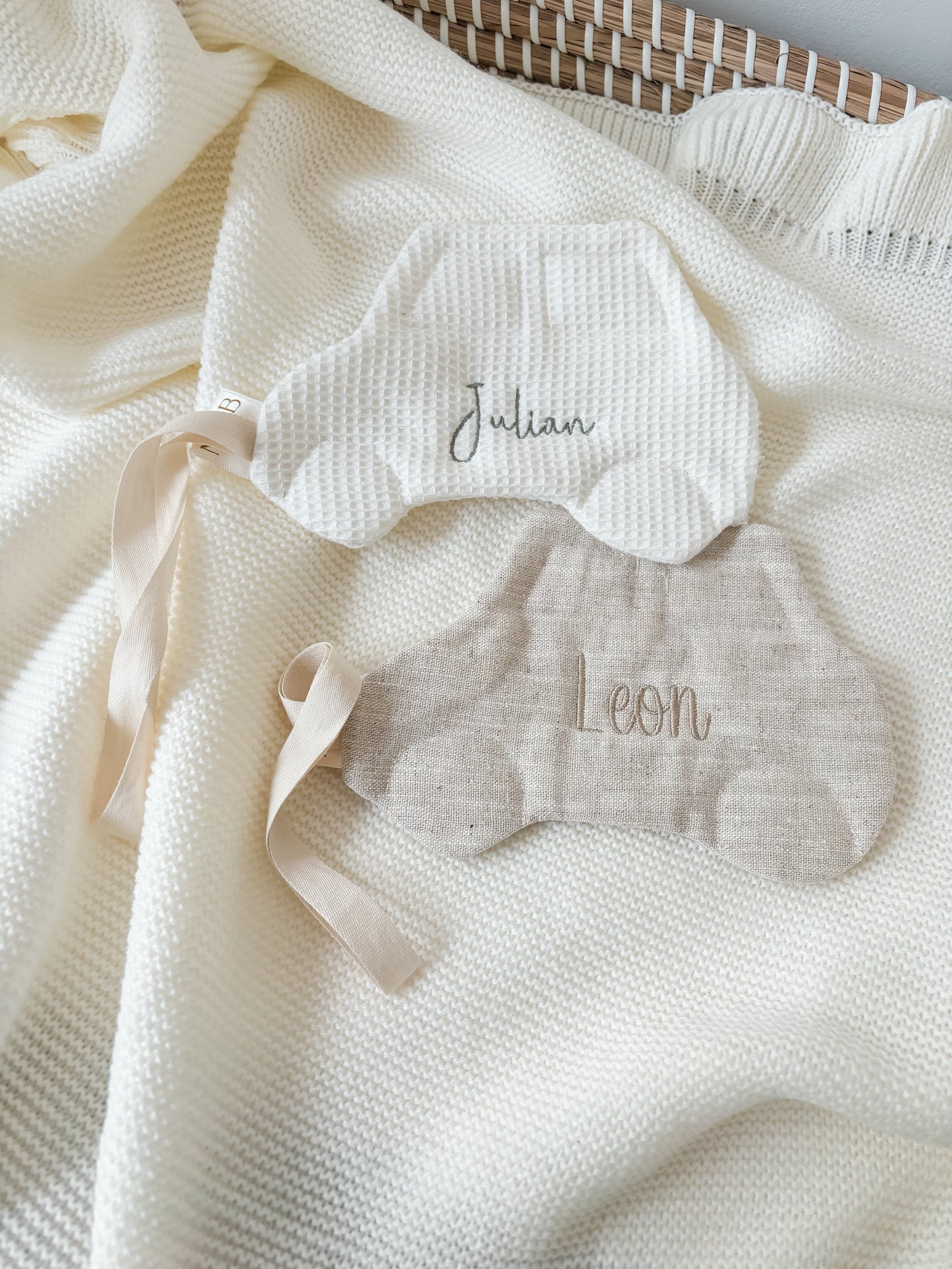 Speendoekje auto - Linnen beige