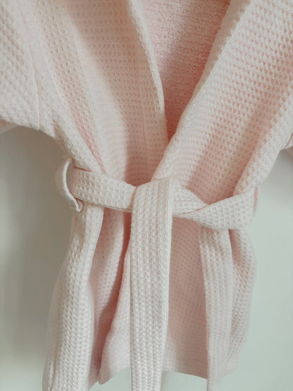 Badjas wafel | roze