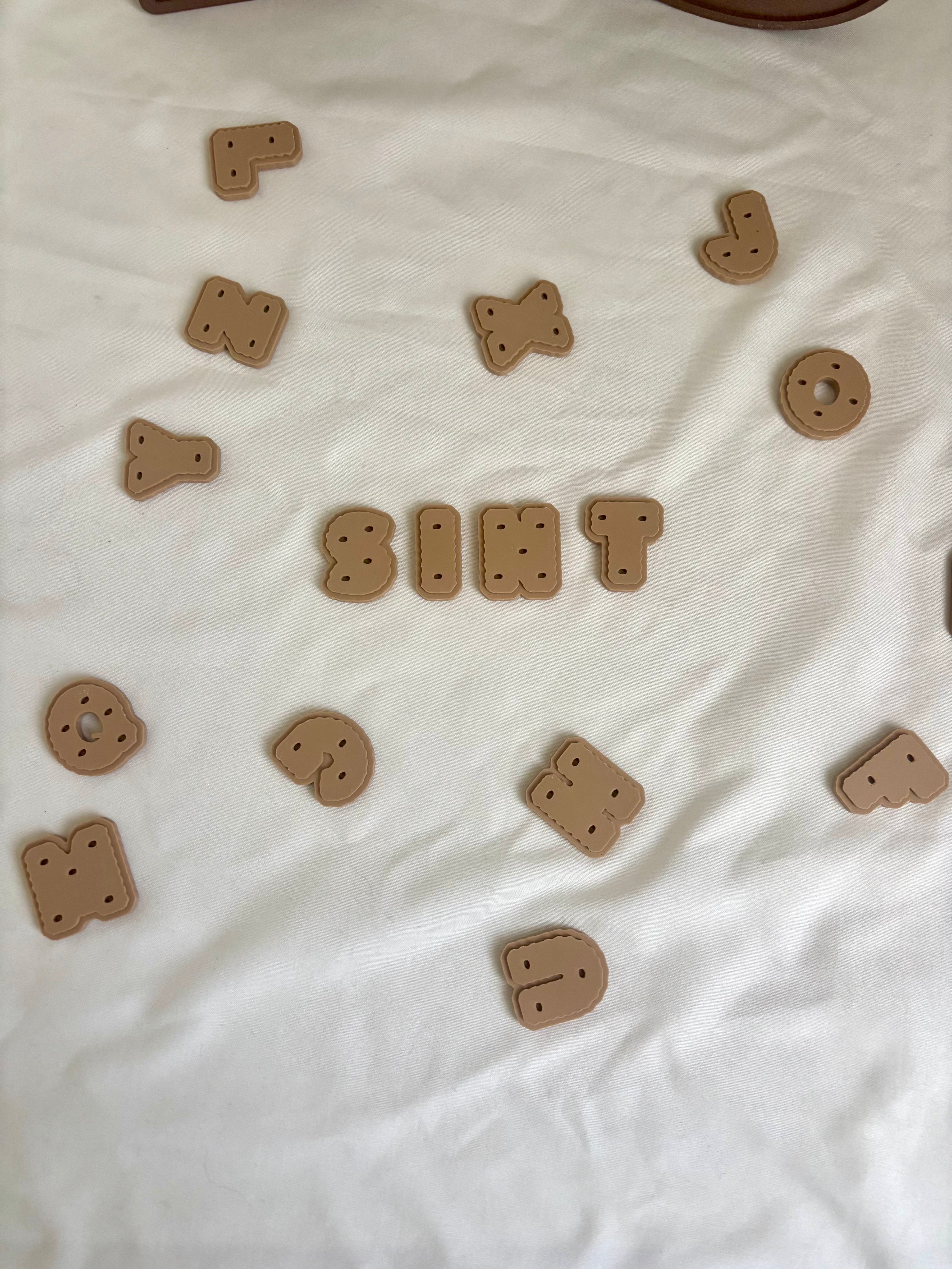 Letterkoekjes alfabet | 3D geprint
