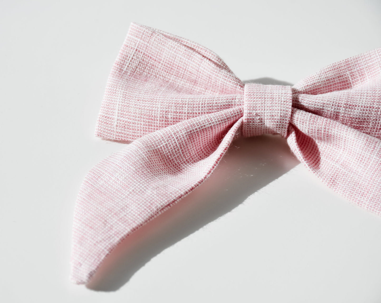 Haarstrik - linnen roze