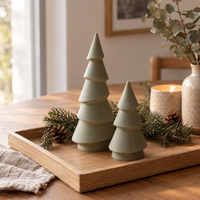 Moderne kerstboom set