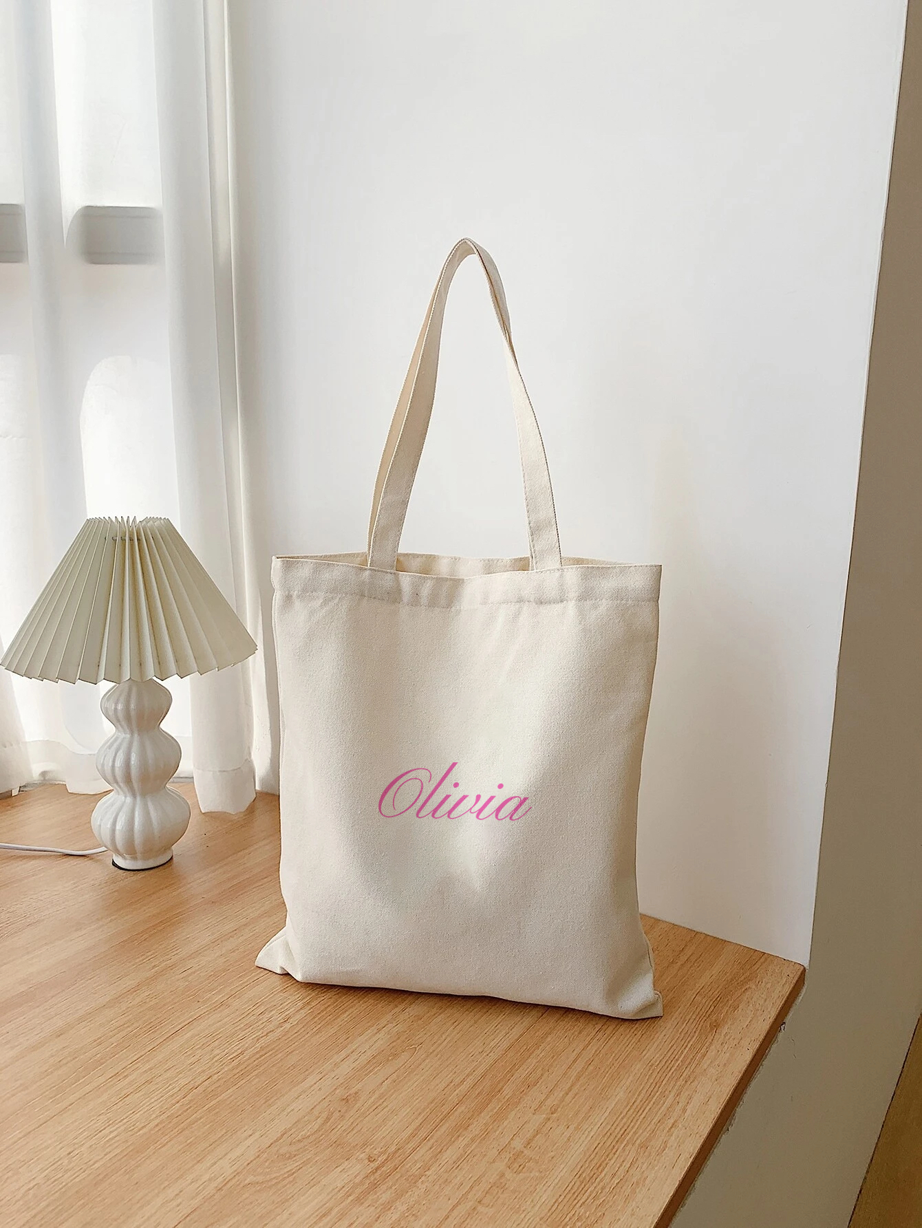 Tote bag met naam of tekst
