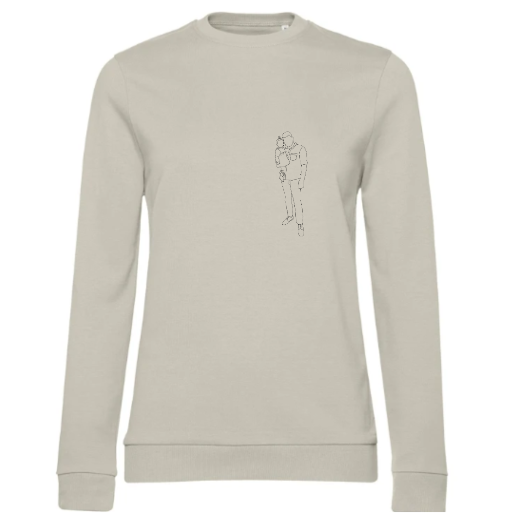 Trui met lijntekening