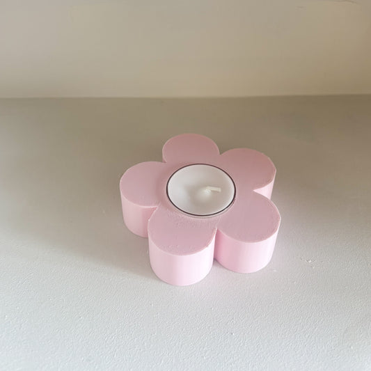 Theelichthouder bloem