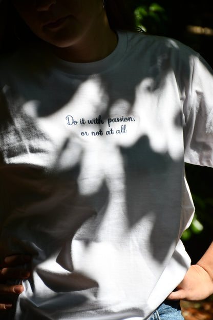 T-shirt met tekst