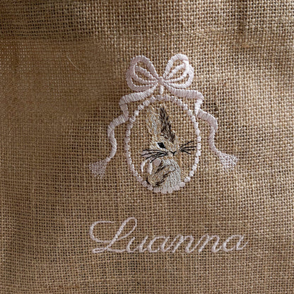 Jutte paasmandje | konijn met naam