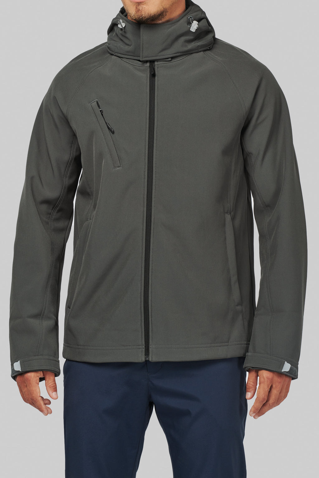 Softshell afneembare kap | Kariban