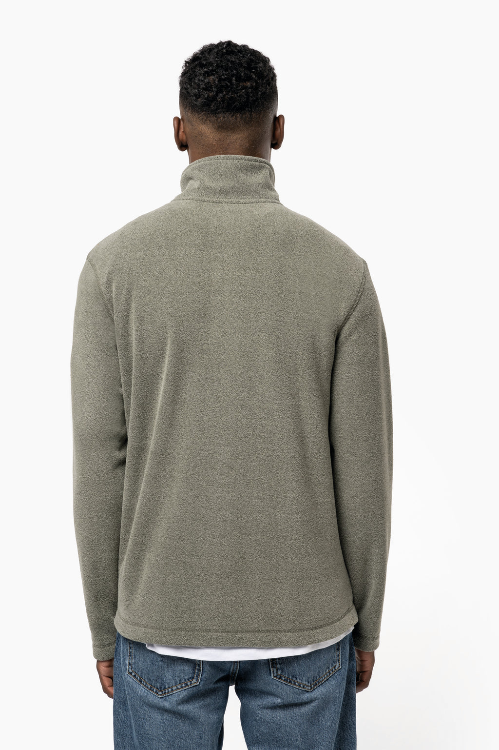 Fleece trui half zipper | Kariban
