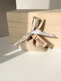 Houten naamlabel | Rechthoek