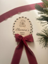 Bordje mijn eerste kerst