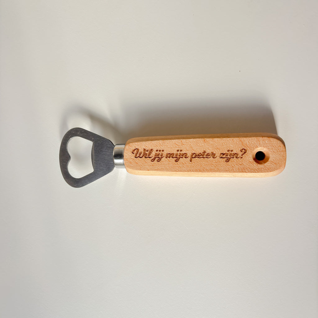 Flesopener | Gegraveerd met tekst