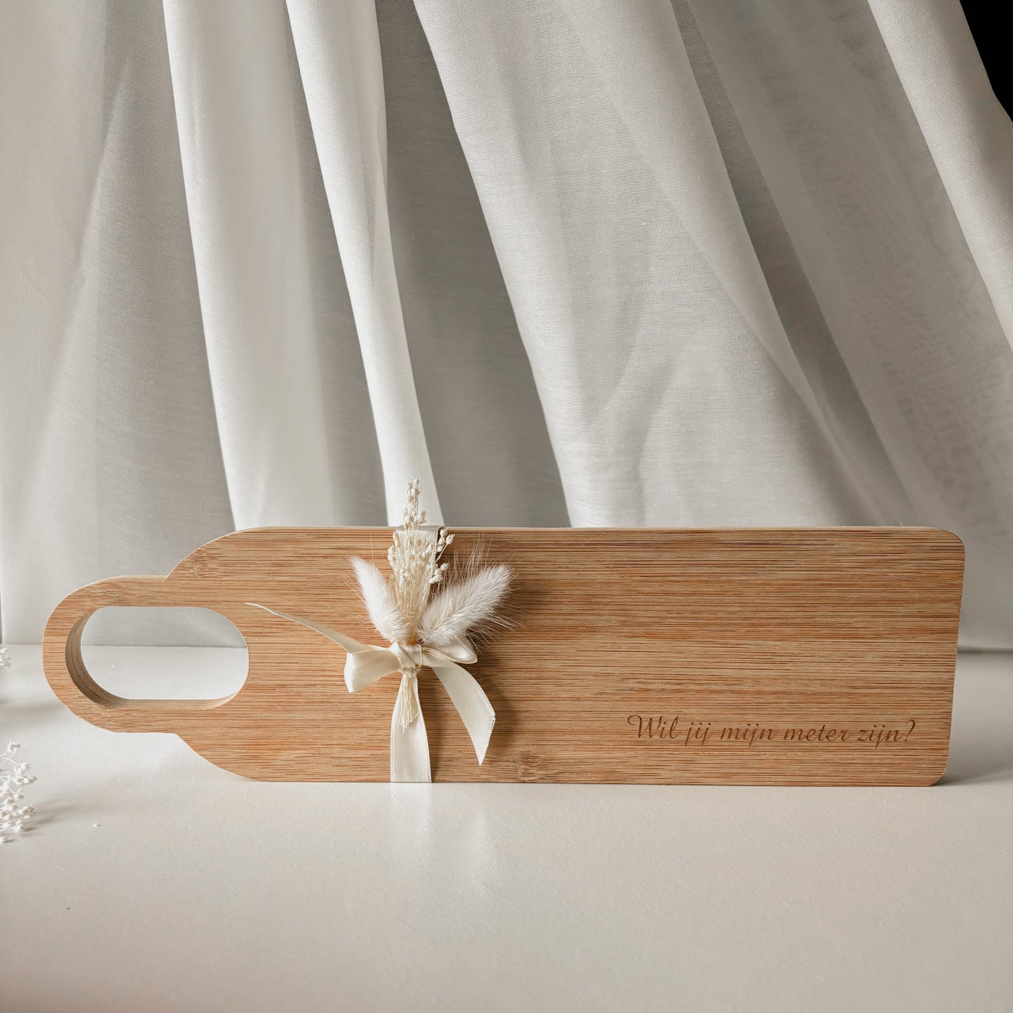 Serveerplank | gegraveerd met tekst