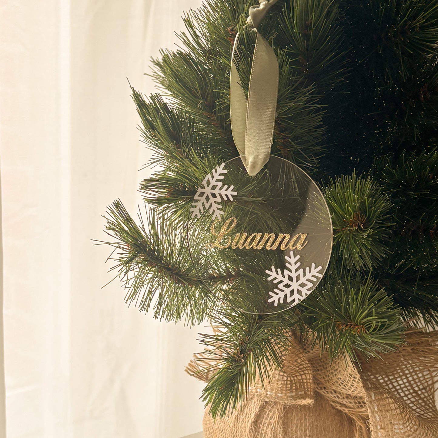 Kersthanger | plexi sneeuwvlokjes