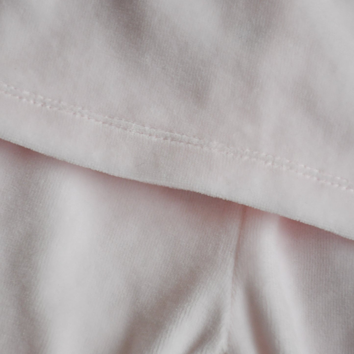 2- delige pakje velours roze