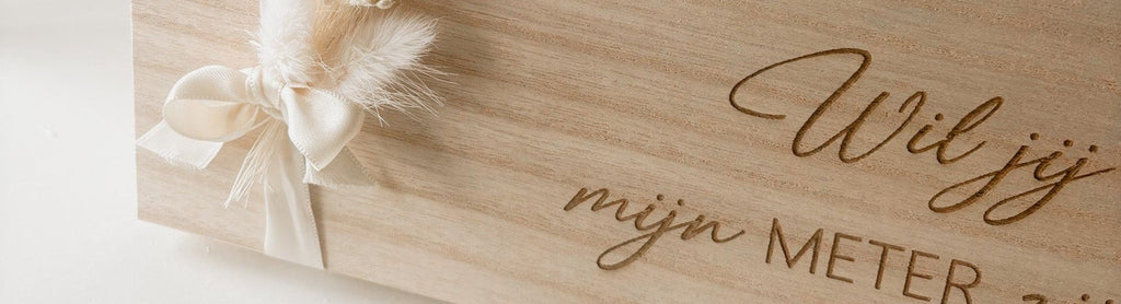 Wijnkist | Gegraveerd met tekst