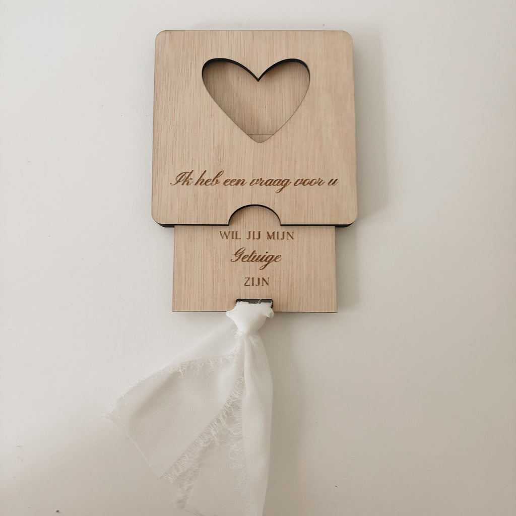 Verborgen boodschap | Trekkaart hart