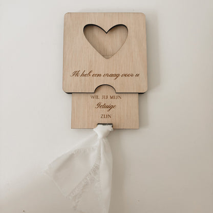 Verborgen boodschap | Trekkaart hart