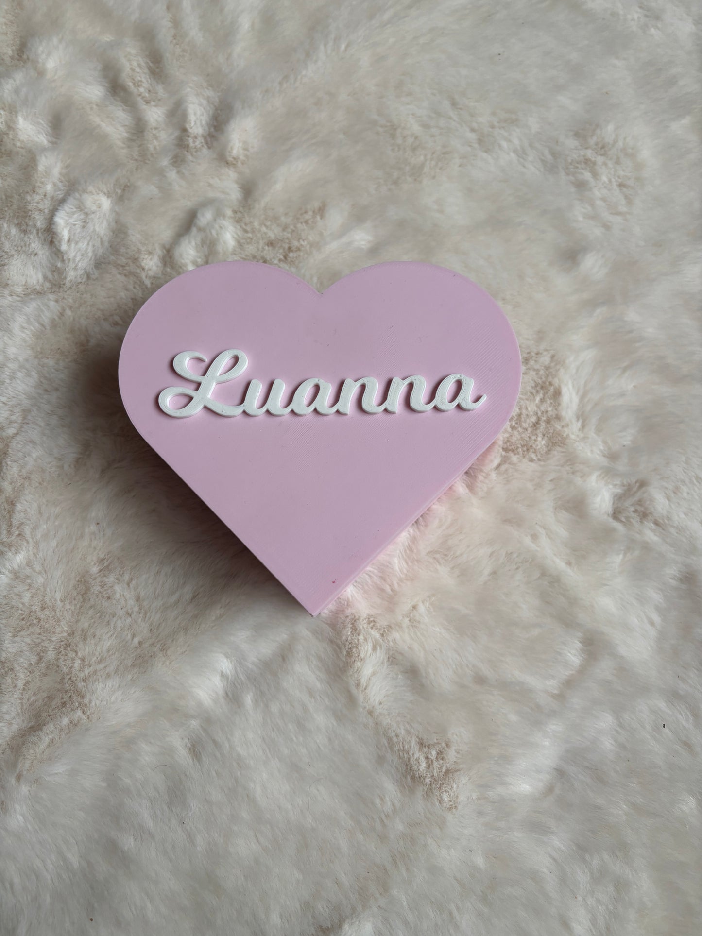 Opbergdoosje met naam | Hart