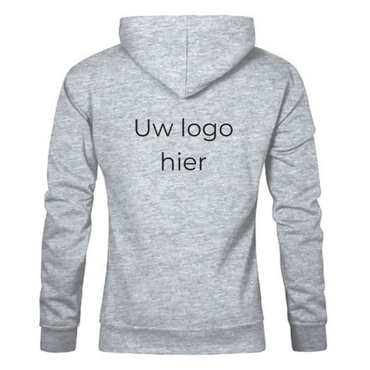 Hoodie met geborduurd logo (rug)