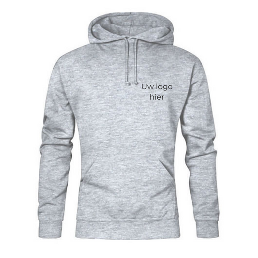 Hoodie met bedrukt logo (borst)