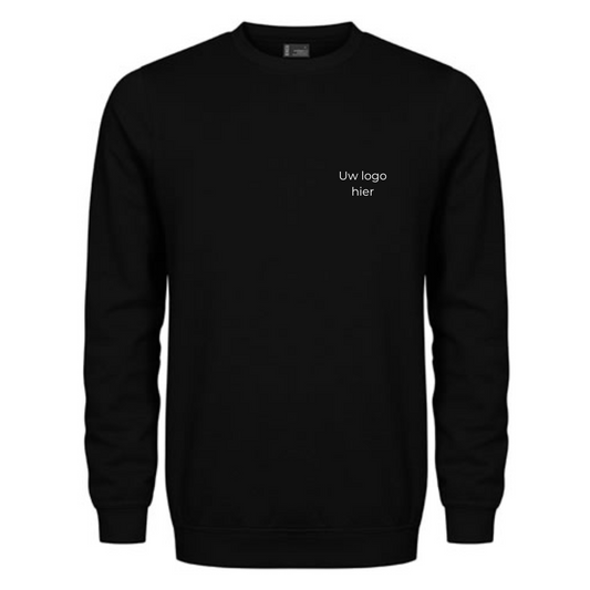 Sweater met bedrukt logo (op borst)