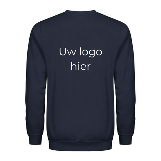 Sweater met geborduurd logo (op rug)