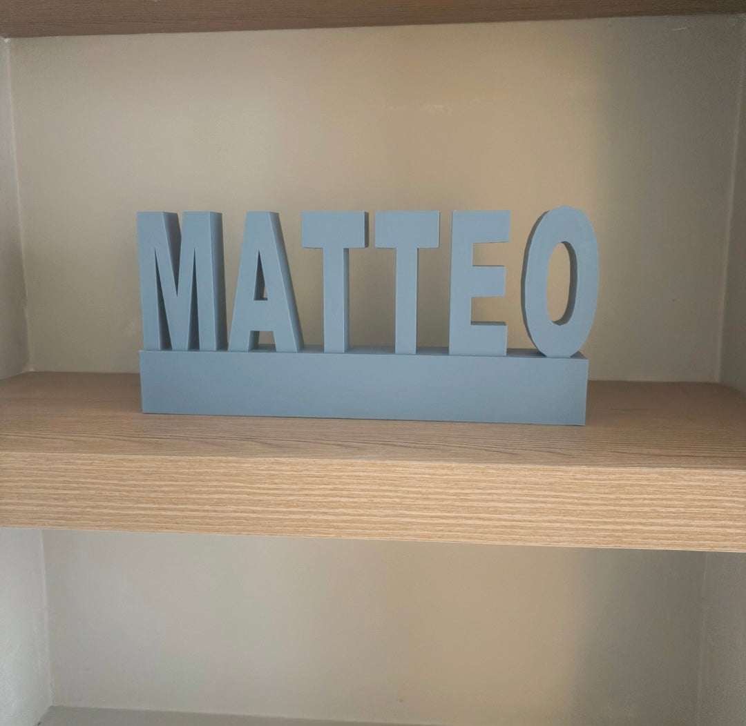 Naam op staander | 3D geprint