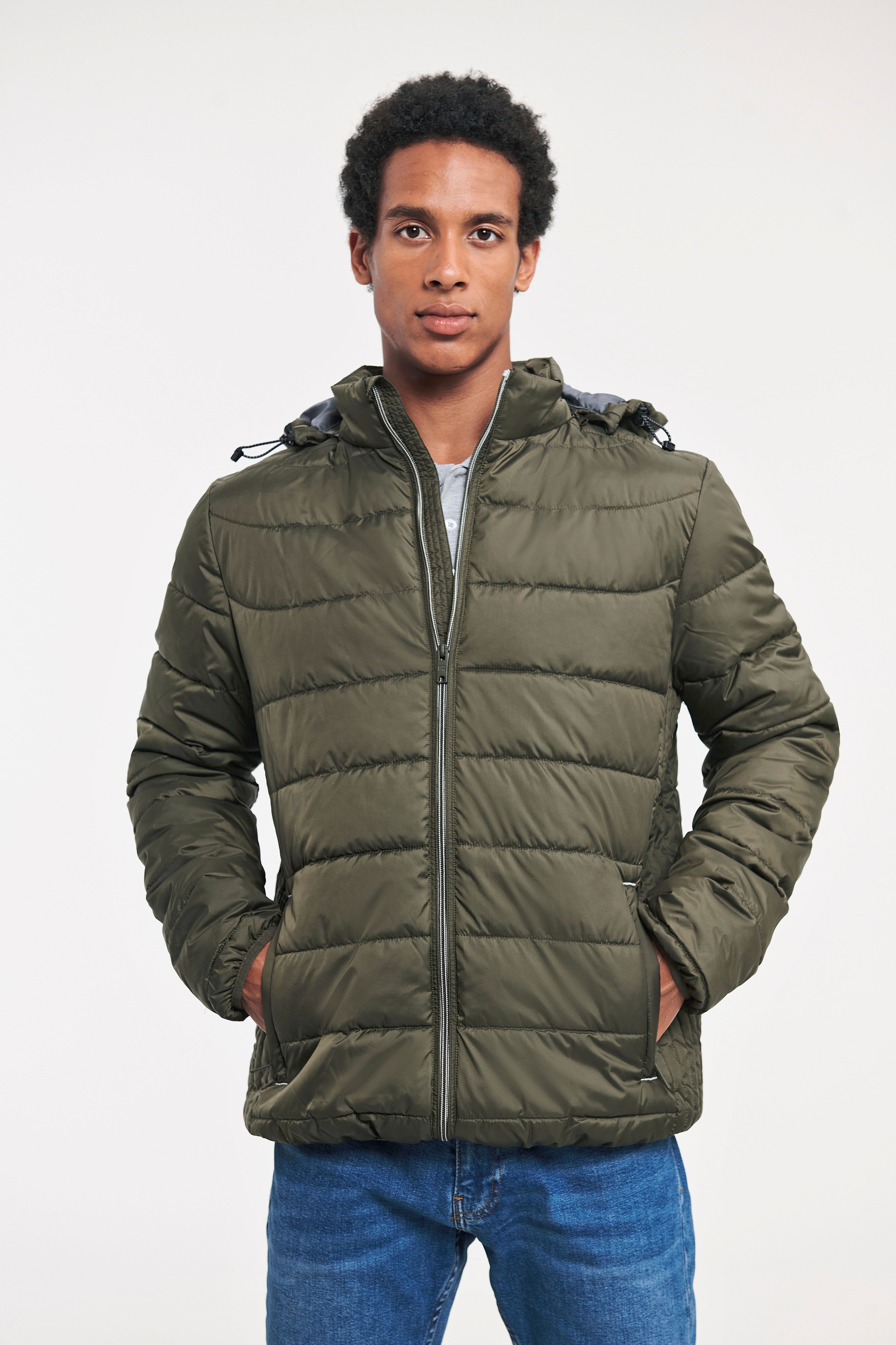 Nano jacket met kap Mannen | Rusell