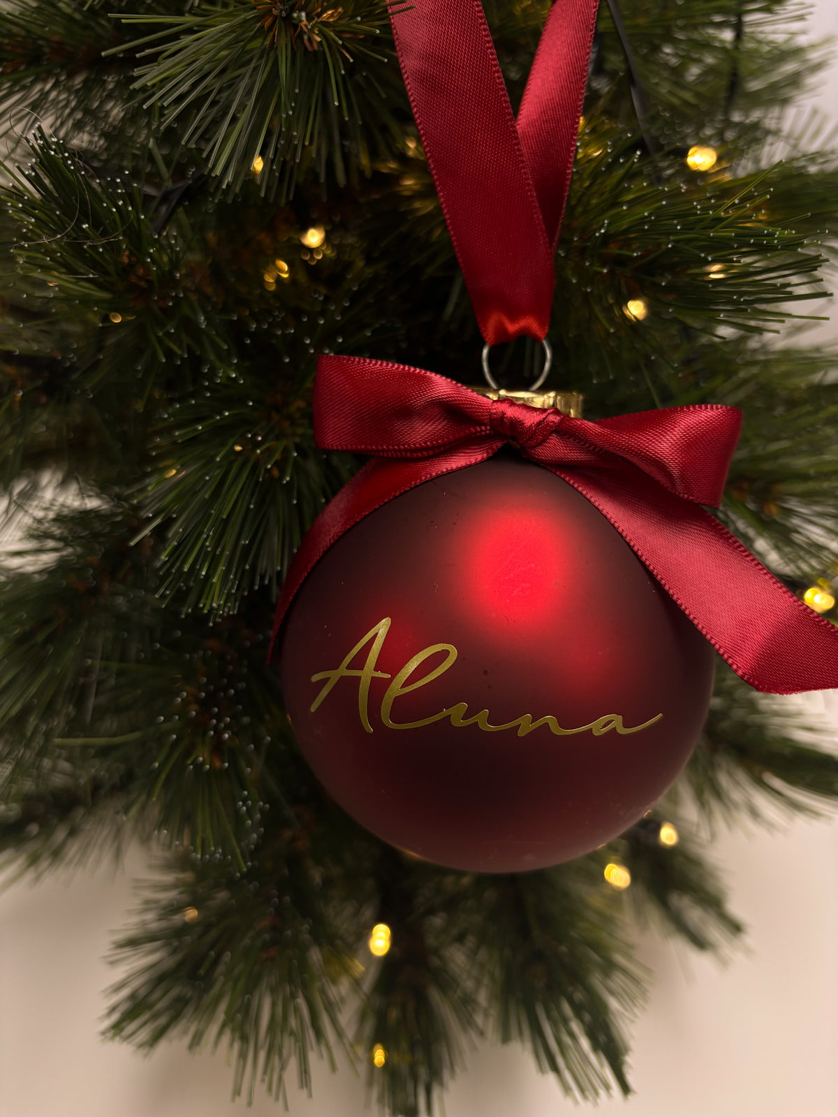 kerstbal met naam